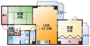 新居マンションの物件間取画像